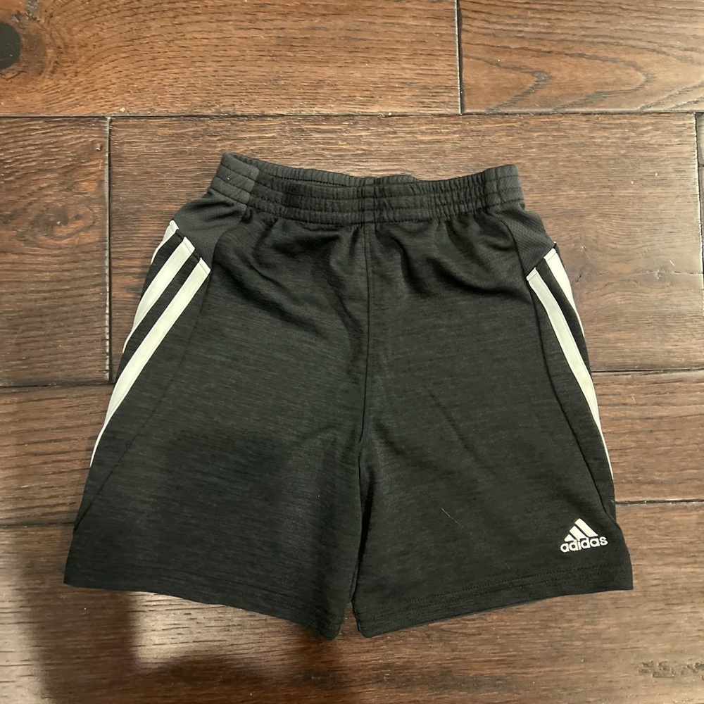 Adidas Black and White Athletic Shorts